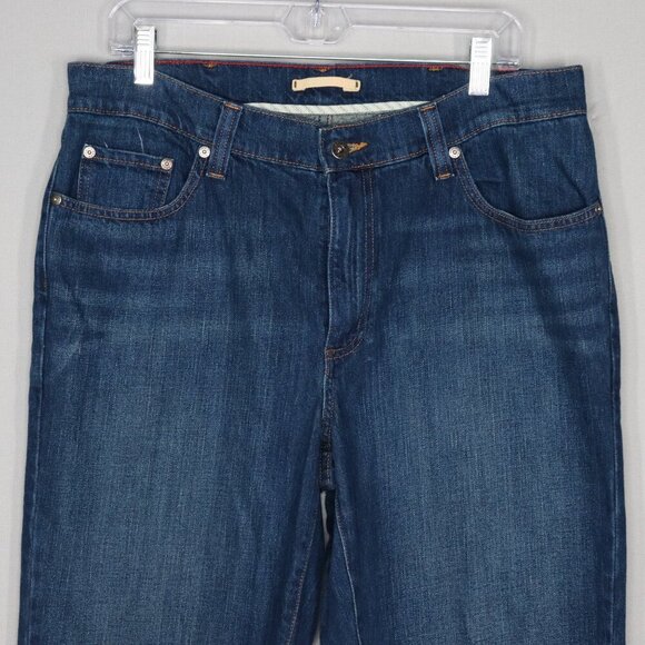 LL Bean Men's Classic Fit Straight Leg Denim Jeans Blue Size 34x34 - Picture 2 of 6